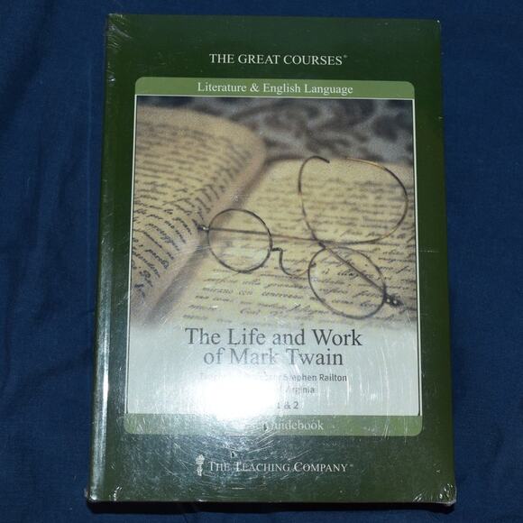 NEW The Great Courses: The Life and Work of Mark Twain Stephen Railton DVD/Book - Picture 2 of 5